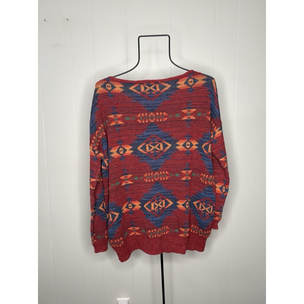 Denim & Supply Ralph Lauren Women's Sz M Knit Sweater Aztec Southwestern - Picture 5 of 7